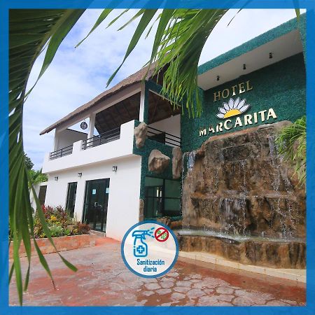 Hotel Margarita Bacalar Bagian luar foto