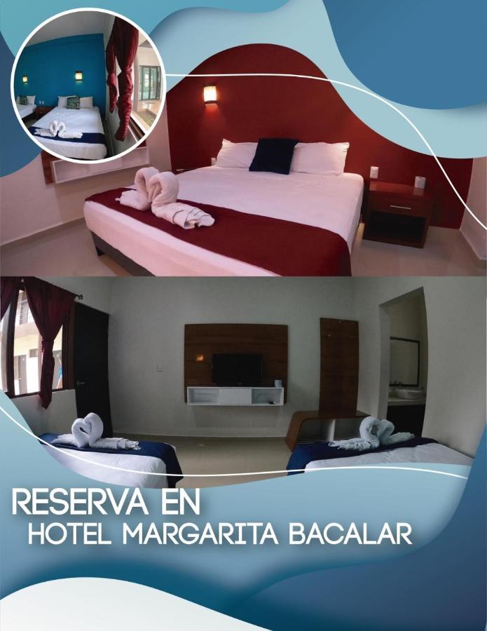 Hotel Margarita Bacalar Bagian luar foto