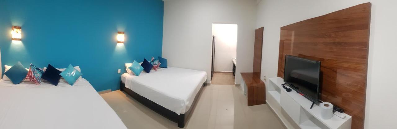 Hotel Margarita Bacalar Bagian luar foto
